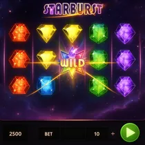 Gxmble - Machine à Sous Starburst - Slots en Ligne Belgique